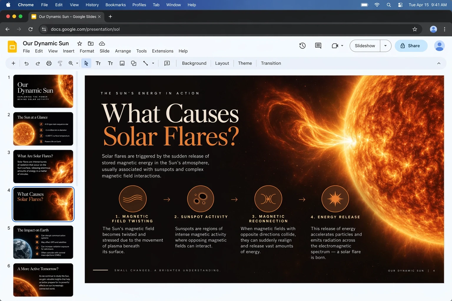Presentation slides with branded visual concepts generated by GPT Image 2.5 Flare